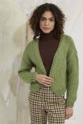 Strickset Kurze Jacke Lang Yarns BOLD mit Anleitung in garnwelt-Box S-M