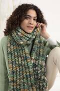 Strickset Schal Lang Yarns BOLDCOLOR mit Anleitung in...