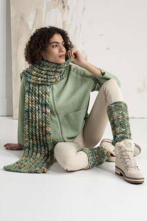 Strickset Beinstulpen Lang Yarns BOLDCOLOR mit Anleitung in garnwelt-Box