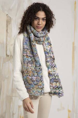 Strickset Schal Lang Yarns BOLDCOLOR mit Anleitung in garnwelt-Box