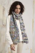 Strickset Schal Lang Yarns BOLDCOLOR mit Anleitung in garnwelt-Box ca 31 x 190 cm
