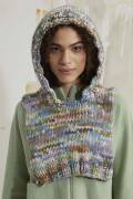 Strickset Kragen mit Kapuze Lang Yarns BOLDCOLOR mit Anleitung in garnwelt-Box