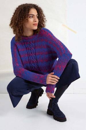 Strickset Pullover Lang Yarns BERGEN mit Anleitung in garnwelt-Box