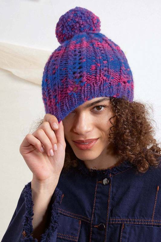 Knitting set Hat BERGEN with knitting instructions in garnwelt box in size DG