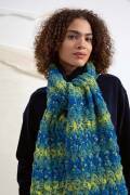 Strickset Schal Lang Yarns BERGEN mit Anleitung in garnwelt-Box ca 33 x 190 cm