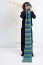 Strickset Schal Lang Yarns BERGEN mit Anleitung in garnwelt-Box ca 33 x 190 cm