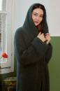 Knitting set Coat with hood SURI ALPACA with knitting instructions in garnwelt box in size S-M