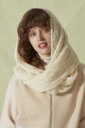Knitting set Double loop cowl ZEN with knitting instructions in garnwelt box in size ca 41 x 170 cm