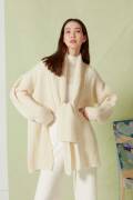 Knitting set Jacket ZEN with knitting instructions in...