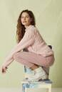 Knitting set Sweater SURI ALPACA with knitting instructions in garnwelt box in size S-M