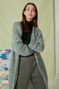 Knitting set Coat MOHAIR LUXE with knitting instructions in garnwelt box in size S-M