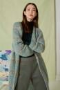Knitting set Coat MOHAIR LUXE with knitting instructions in garnwelt box in size S-M