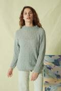Strickset Pullover Lang Yarns SURI ALPACA mit Anleitung...