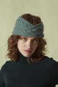 Strickset Stirnband Lang Yarns ENYA mit Anleitung in garnwelt-Box ca 15 x 48 cm