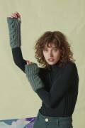 Knitting set Wristwarmers  with knitting instructions in garnwelt box in size ca 10 x 24 cm