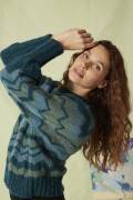 Strickset Pullover Lang Yarns MALOU LIGHT mit Anleitung in garnwelt-Box S-M