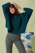 Strickset Poncho-Pullover Lang Yarns ENYA mit Anleitung in garnwelt-Box S-M