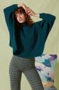 Knitting set Poncho sweater ENYA with knitting instructions in garnwelt box in size S-M