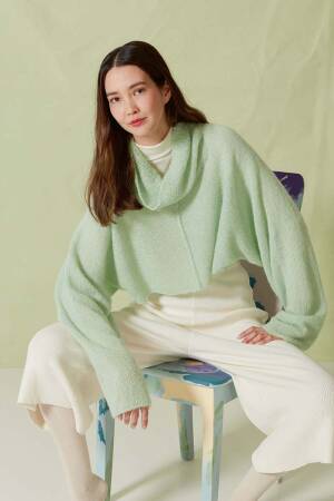 Strickset Poncho Lang Yarns ZEN mit Anleitung in garnwelt-Box
