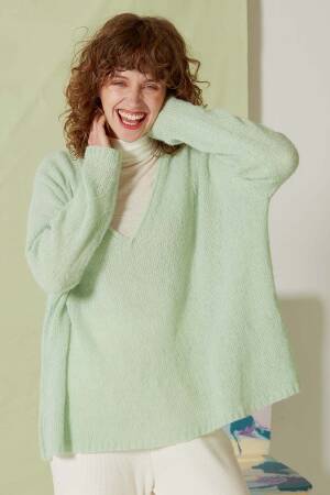 Knitting set Sweater ZEN with knitting instructions in garnwelt box