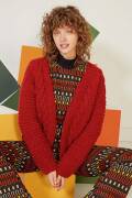 Strickset Kurze Jacke Lang Yarns MALOU LIGHT mit Anleitung in garnwelt-Box S