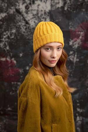 Strickset Mütze Lang Yarns MERINO  mit Anleitung in garnwelt-Box