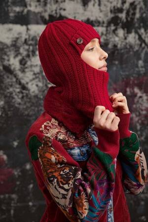 Strickset Balaklava Lang Yarns MERINO  mit Anleitung in garnwelt-Box DG