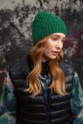 Knitting set Hat MERINO 70 with knitting instructions in...