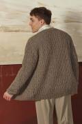 Strickset Herrenjacke Lang Yarns YAK mit Anleitung in...