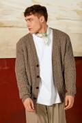 Strickset Herrenjacke Lang Yarns YAK mit Anleitung in garnwelt-Box S