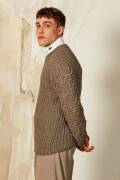 Strickset Herrenpullover Lang Yarns YAK mit Anleitung in garnwelt-Box S-M