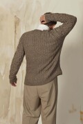 Strickset Herrenpullover Lang Yarns YAK mit Anleitung in garnwelt-Box L-XL