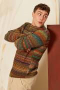Strickset Herrenpullover Lang Yarns FRIDA mit Anleitung in garnwelt-Box S