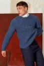 Strickset Herrenpullover Lang Yarns MERINO  mit Anleitung in garnwelt-Box