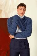 Strickset Herrenpullover Lang Yarns MERINO  mit Anleitung in garnwelt-Box S