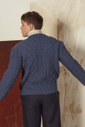 Strickset Herrenpullover Lang Yarns MERINO  mit Anleitung in garnwelt-Box L
