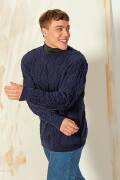 Strickset Herrenpullover Lang Yarns MERINO  mit Anleitung in garnwelt-Box S-M