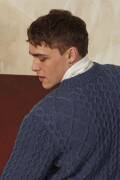 Strickset Herrenpullover Lang Yarns MERINO  mit Anleitung in garnwelt-Box S-M