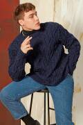 Strickset Herrenpullover Lang Yarns MERINO+ mit Anleitung...