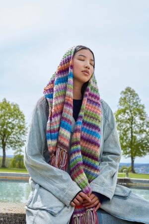 Strickset Schal Lang Yarns CLOUD mit Anleitung in garnwelt-Box