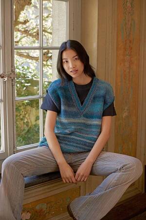 Strickset Pullunder Lang Yarns FRIDA mit Anleitung in garnwelt-Box S