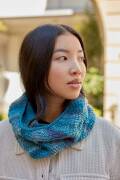 Knitting set Cowl  with knitting instructions in garnwelt...