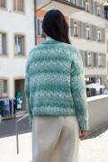 Strickset Jacke Lang YarnsSNOWFLAKE mit Anleitung in...