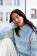 Strickset Pullover Lang YarnsSNOWFLAKE mit Anleitung in garnwelt-Box S-M