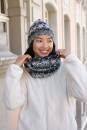 Strickset Mütze Lang YarnsSNOWFLAKE mit Anleitung in garnwelt-Box DG