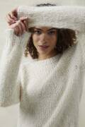Strickset Pullover Top Down Lang Yarns SURI ALPACA mit Anleitung in garnwelt-Box S