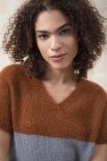 Strickset V-Pullunder Top Down Lang Yarns LACE mit Anleitung in garnwelt-Box S