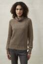 Strickset Pullover mit Rollkragen Top Down Lang Yarns LACE mit Anleitung in garnwelt-Box
