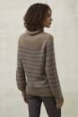 Strickset Pullover mit Streifen Top Down Lang Yarns LACE mit Anleitung in garnwelt-Box S