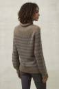 Strickset Pullover mit Streifen Top Down LACE mit Anleitung in garnwelt-Box in Gre XL